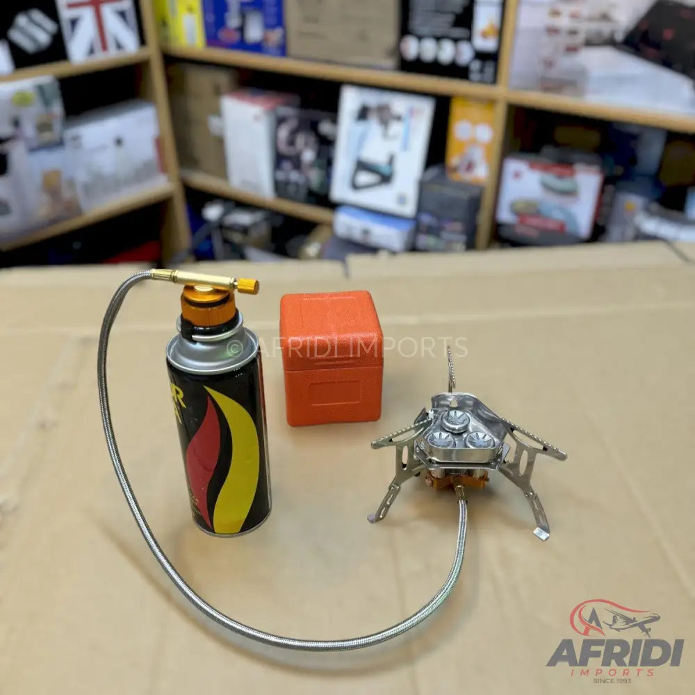 Lot Imported Camping Folding Stove with 1 Gas Bottle